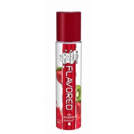 Лубрикант Wet Flavored Kiwi Strawberry с ароматом киви и клубники - 30 мл.